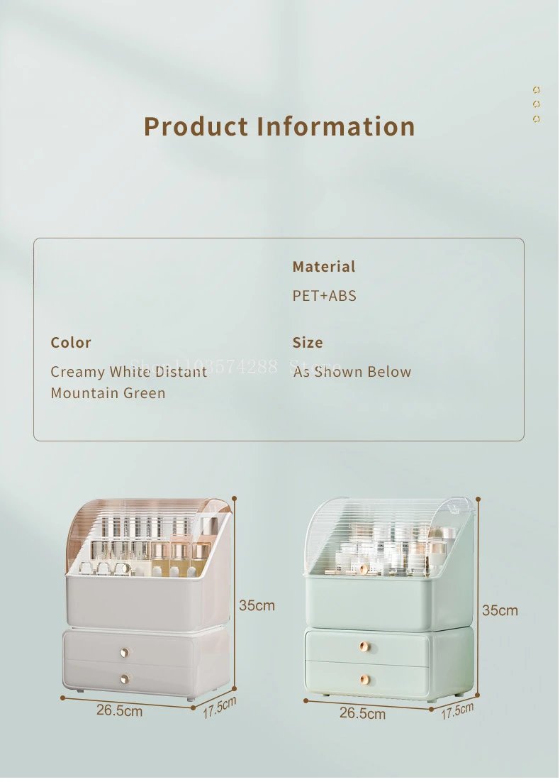 Dresser Cosmetics Organizer With Draw